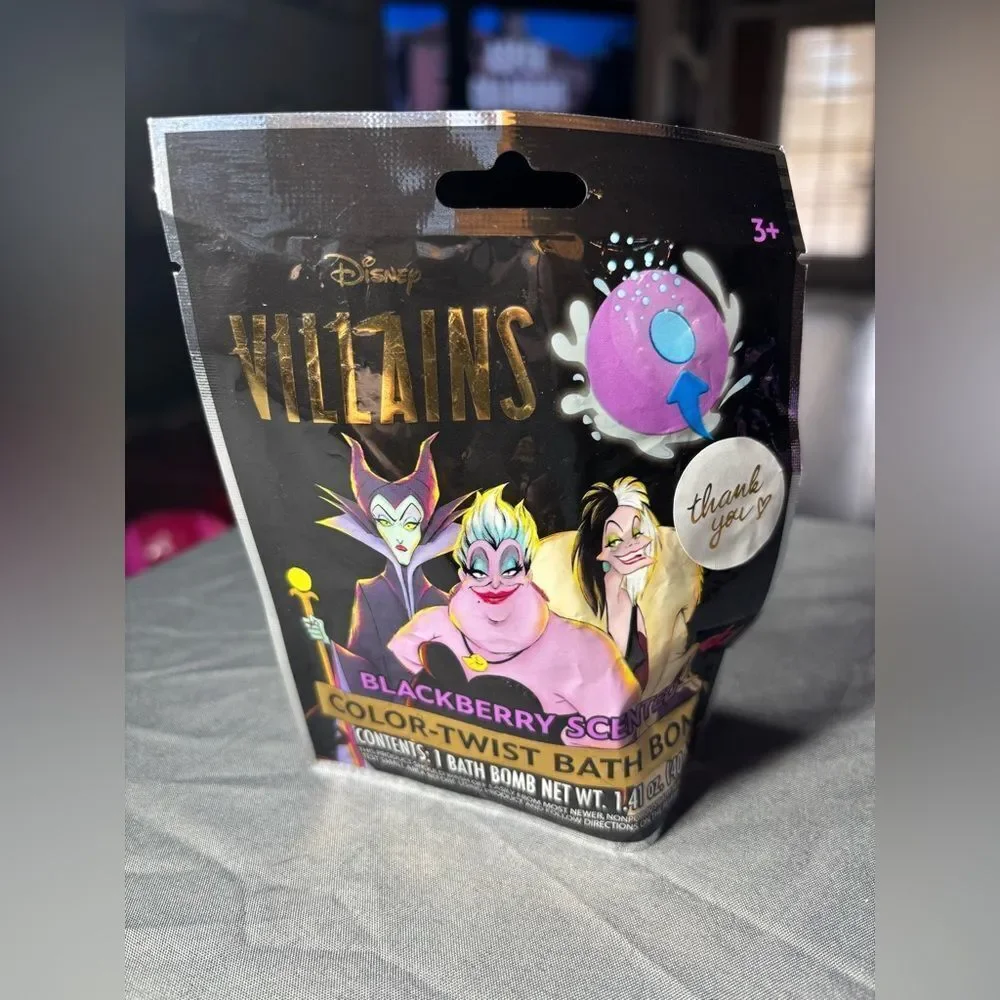 4 pc New Disney Villains Bath Bundle NWT